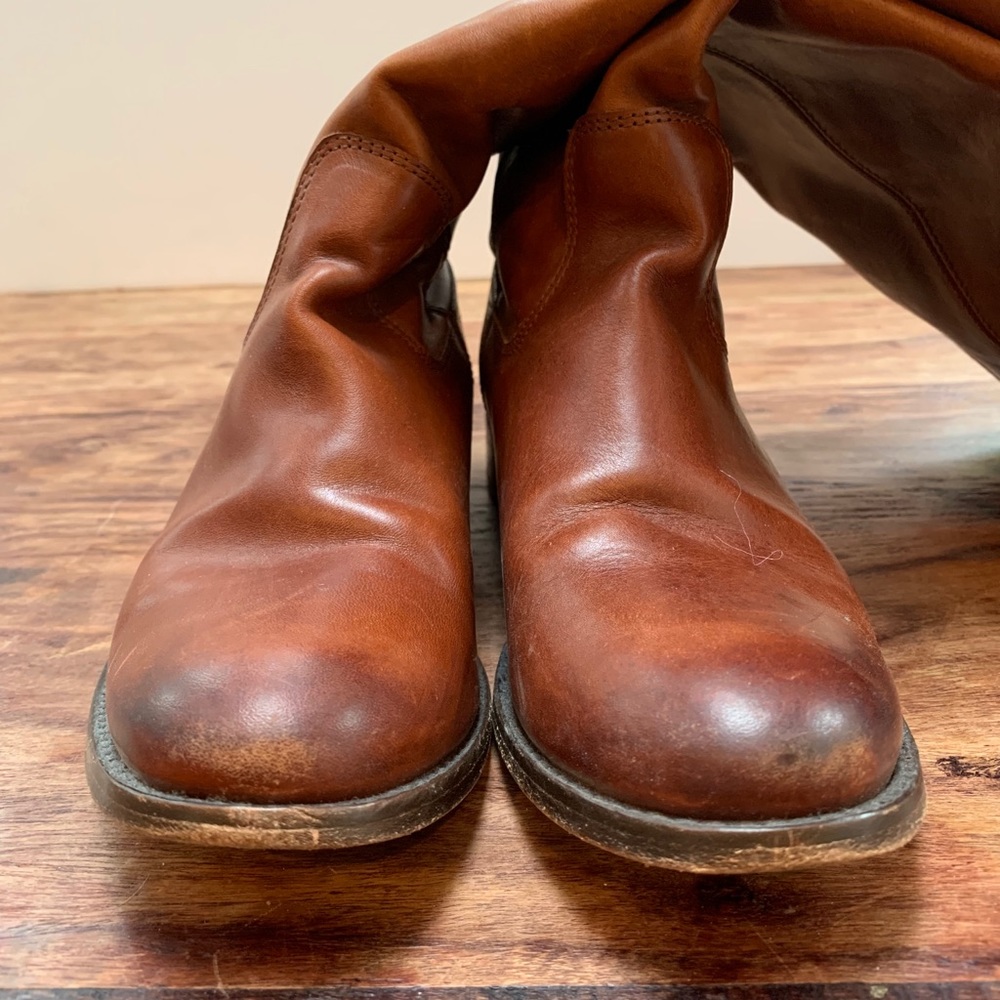 Frye Cognac Leather Boot - Picture 3 of 8
